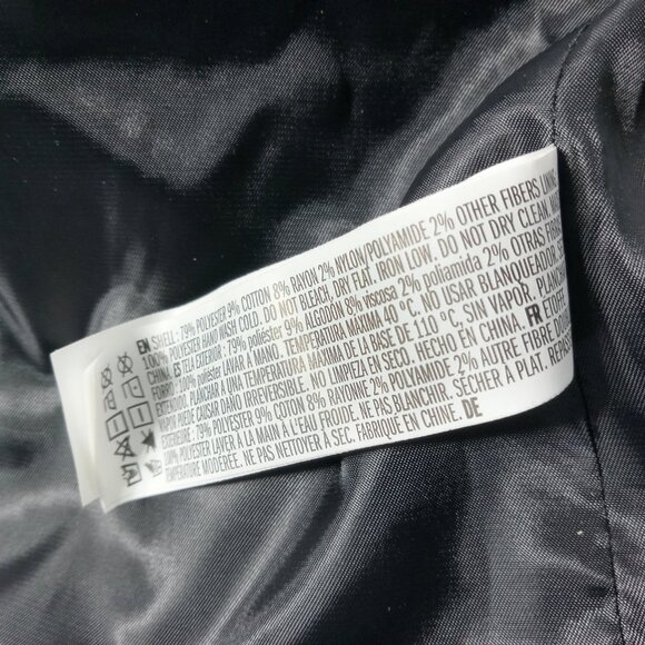 FOREVER 21 Black Long Sleeve Tweed Style Fitted Blazer Jacket Womens Size Small - Picture 9 of 9